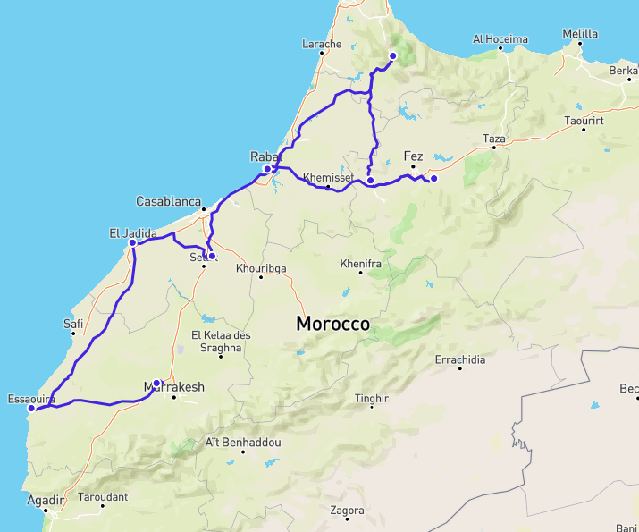 Entre villes impériales et trésors marocains