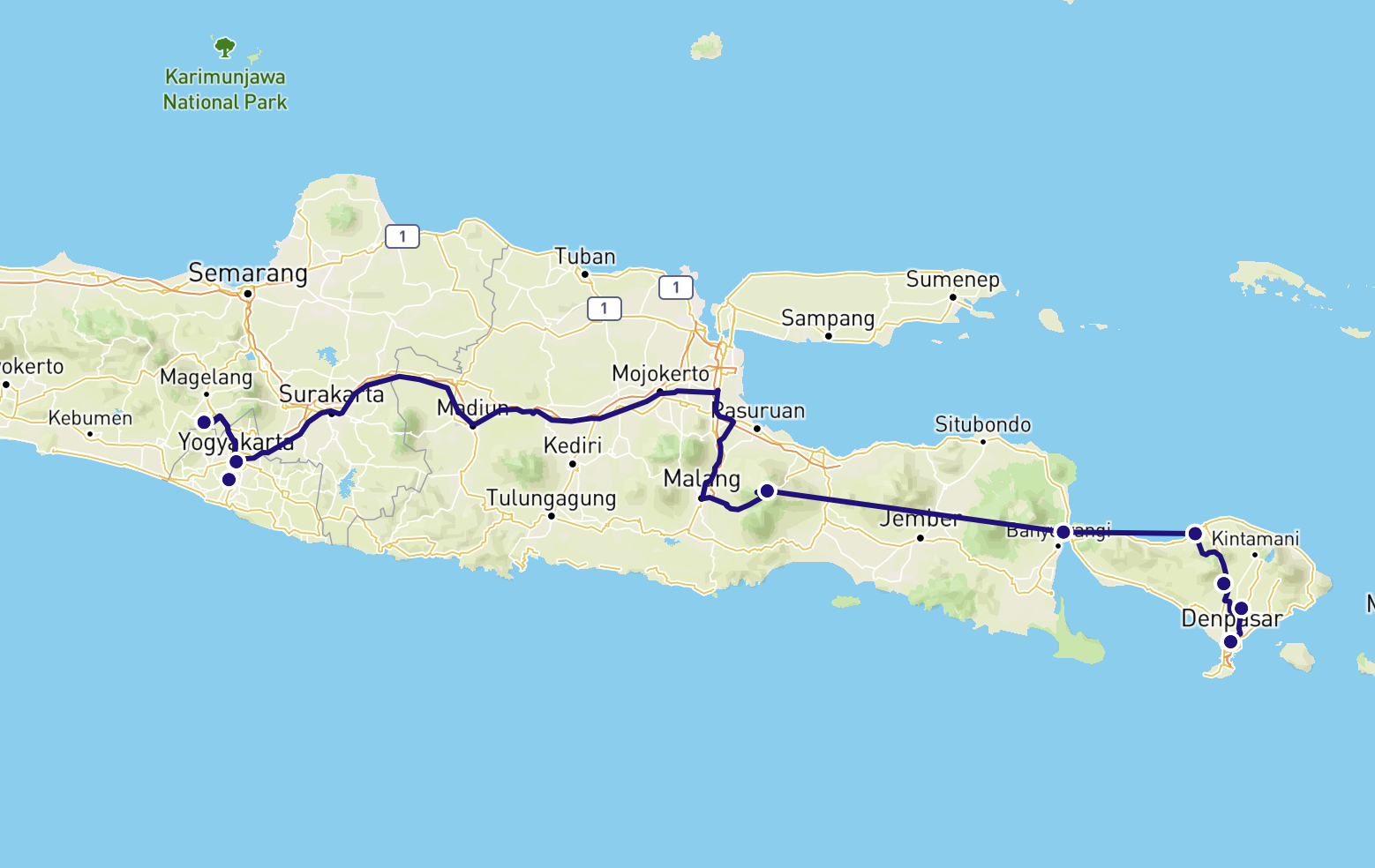 L'île de Java et Bali authentique