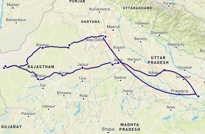 Yoga et découverte de l'Inde du nord