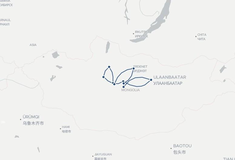 VTT en Mongolie Centrale