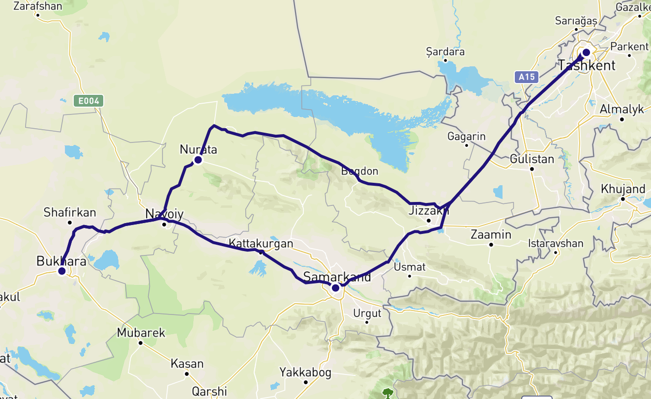 Villes mythiques et montagnes de l'Ouzbékistan