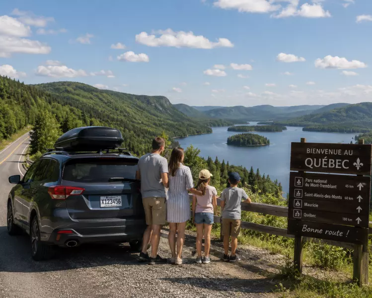 Autotour au Québec entre lac, fjord et fleuve Visuel 1