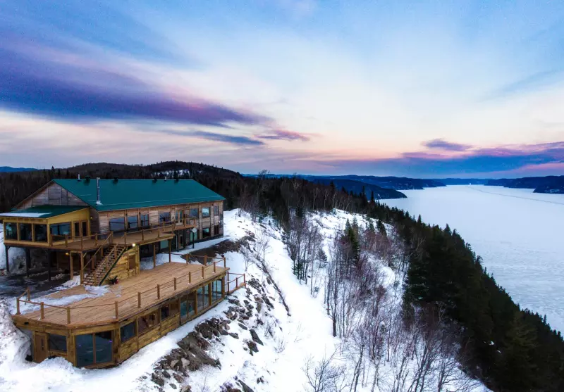 Fjord du Saguenay au coeur de l'hiver Visuel 1